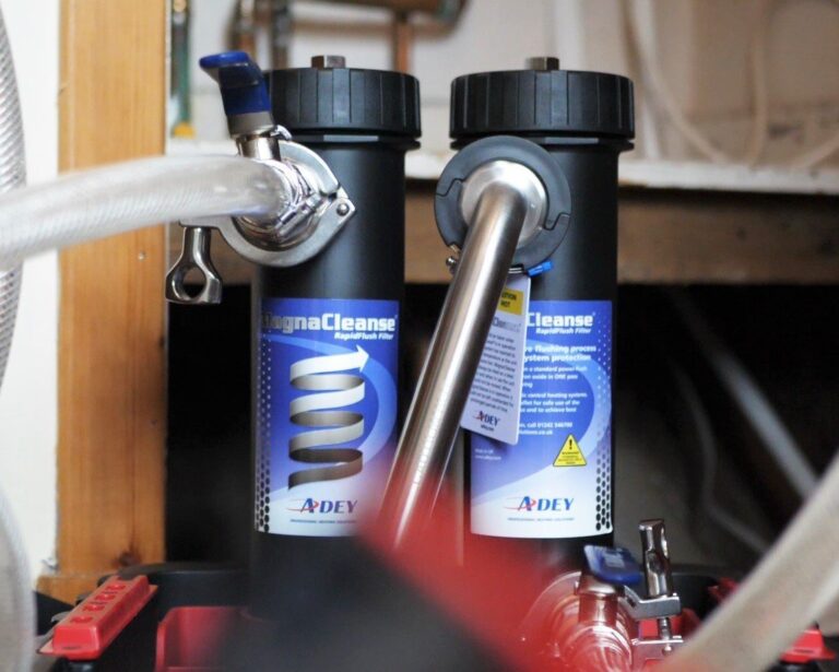Powerflush dirty central heating and radiators in Stirling