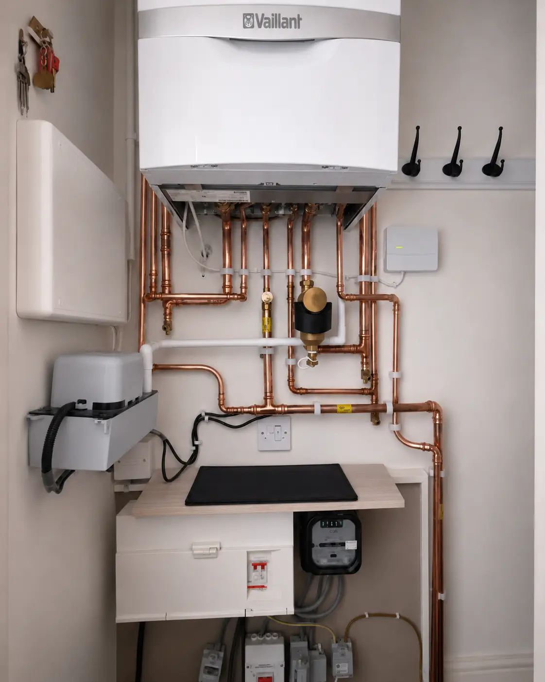 New Vaillant boiler installation in Stirling